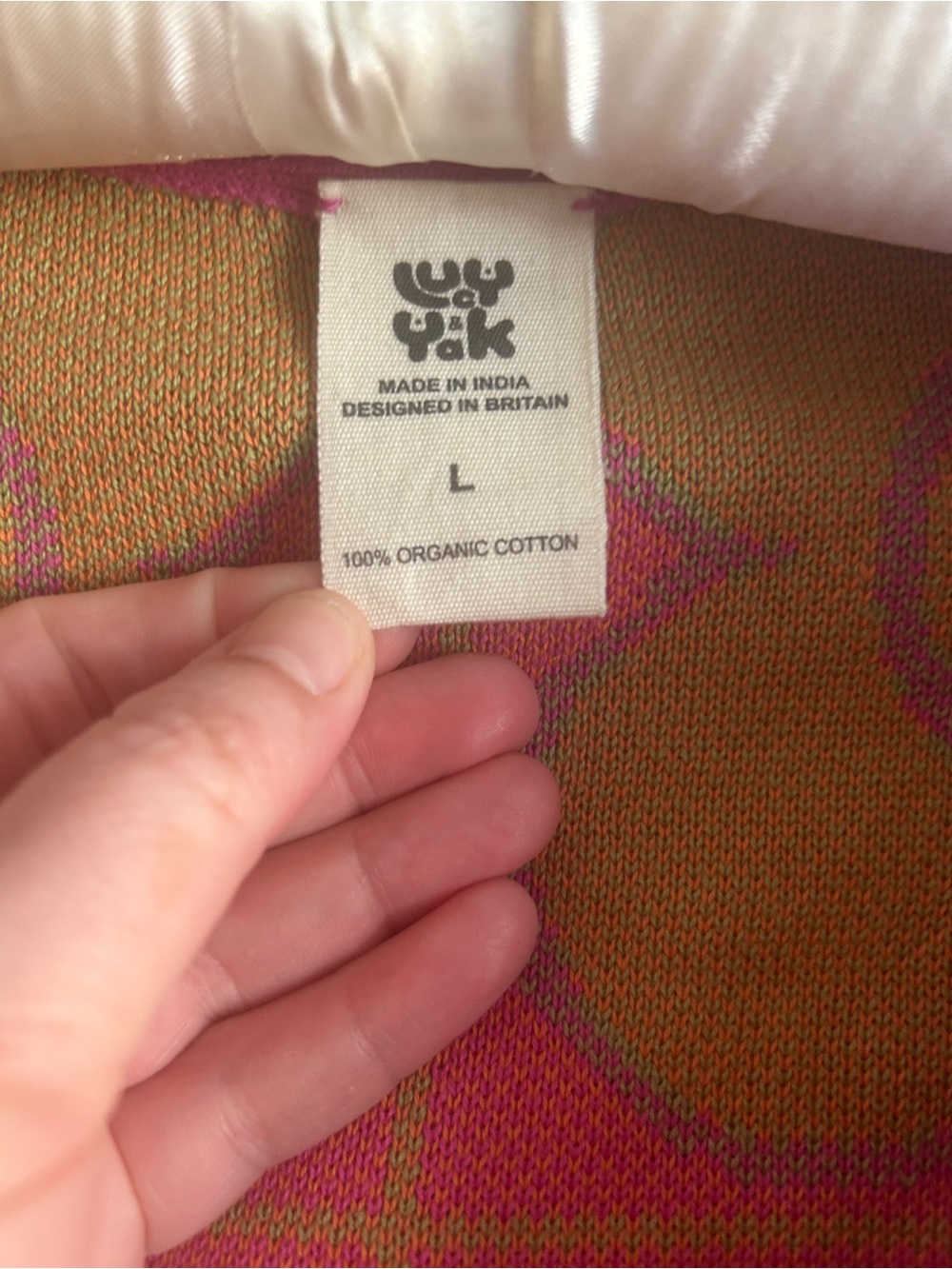 Lucy & Yak Robyn Cardigan in Wallflower Size US L/ UK 16-18 - Picture 6 of 6